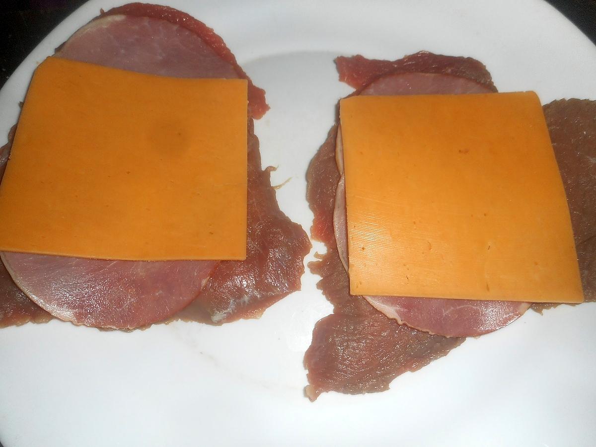 recette Cordon bleu au bacon et cheddar