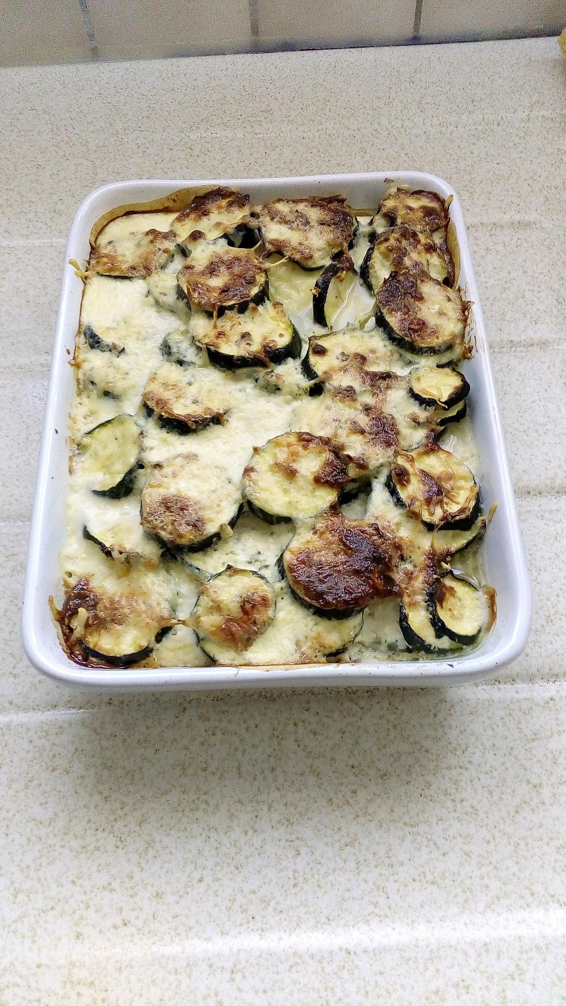 recette gratin de courgettes au fromage ail et fine herbes