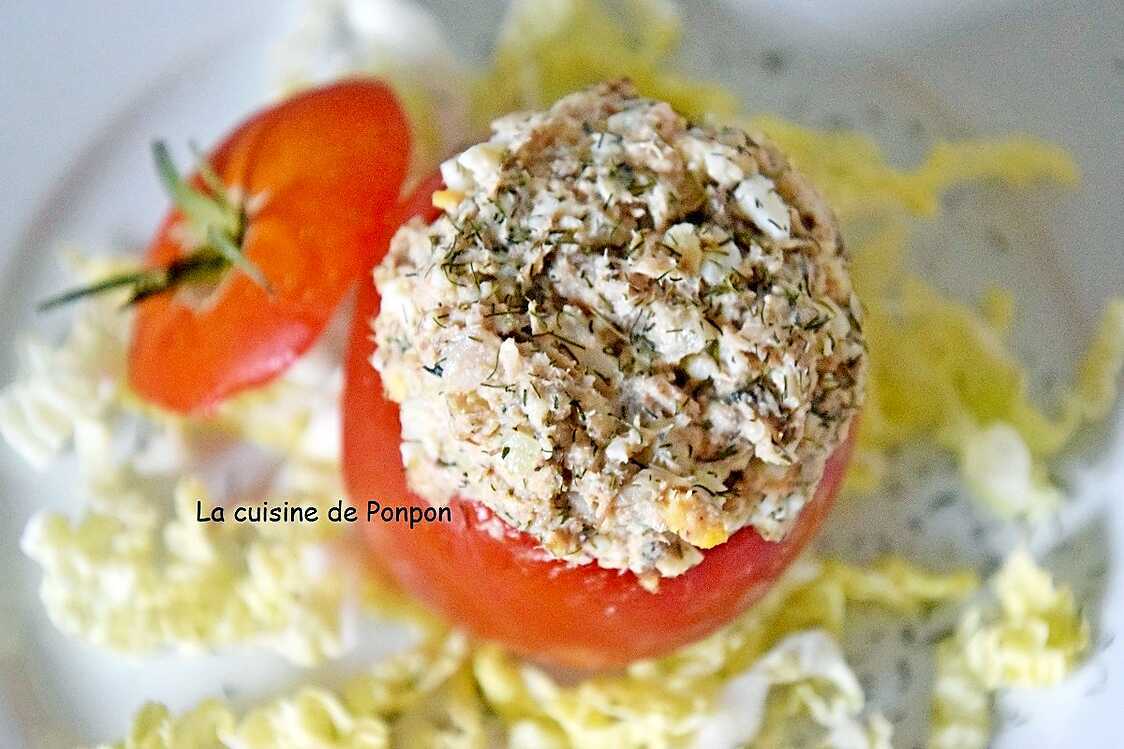Recette de Tomate farcie aux filets de sardine Recette de Tomate farcie aux filets de sardine