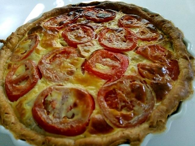 recette Tarte au thon et tomates