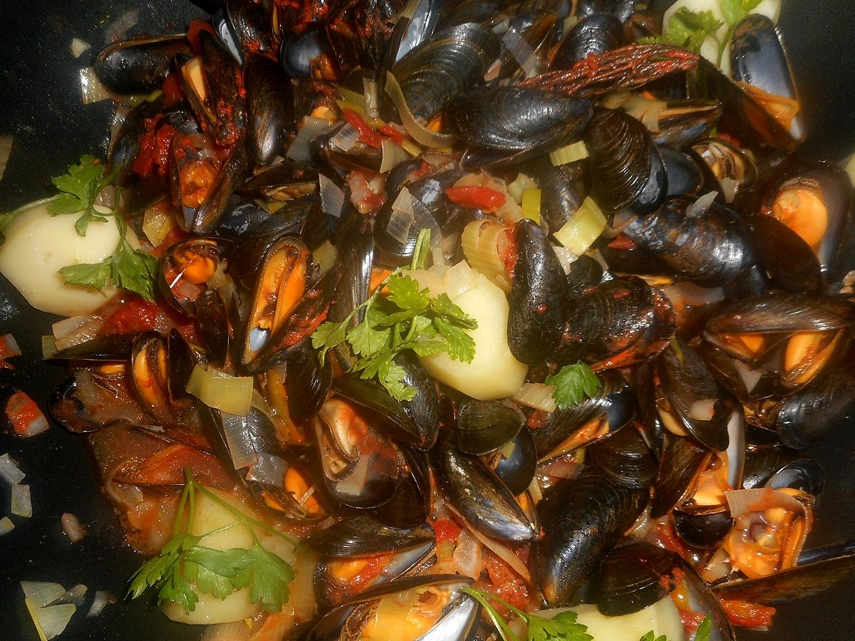 recette Moules à la provençale avec sa rouille