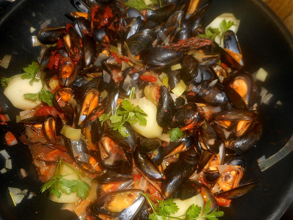 recette Moules à la provençale avec sa rouille