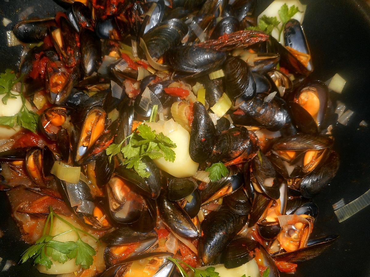 recette Moules à la provençale avec sa rouille