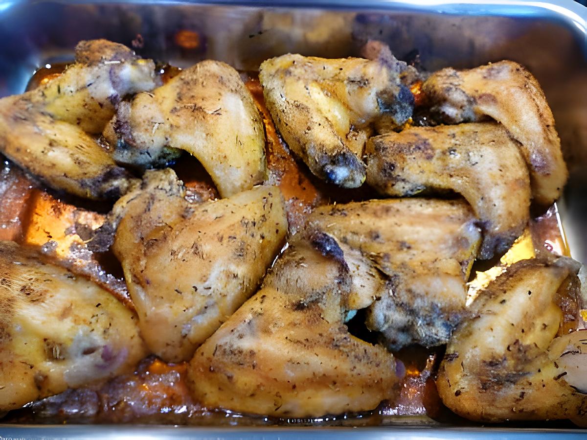 recette Ailes de poulet marinées au four