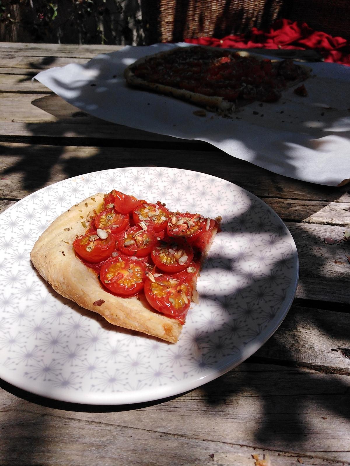 recette Tarte fine aux tomates