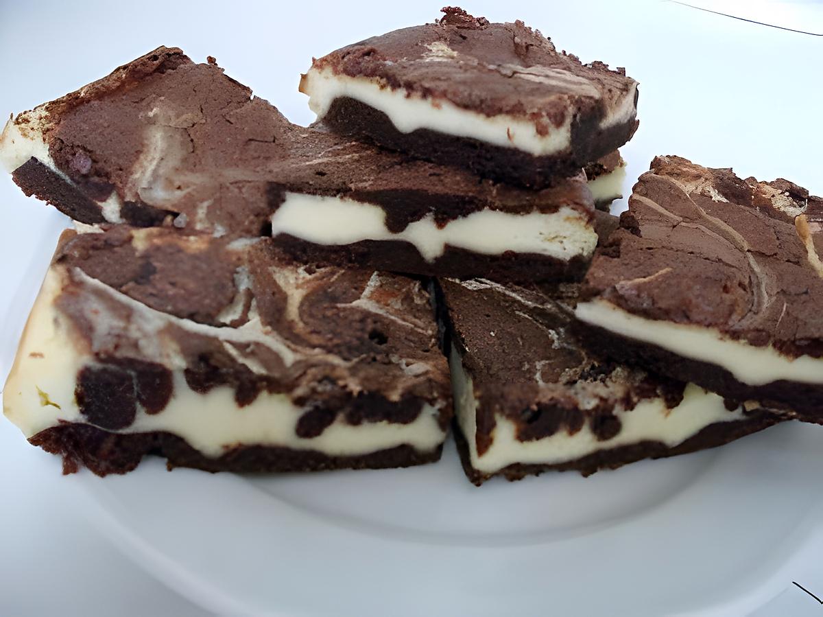 recette Brownie cheesecake