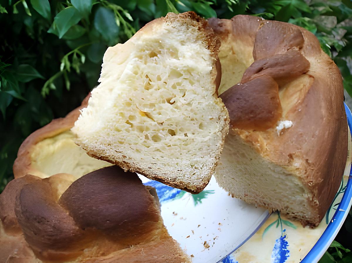 recette Couronne aux petits suisses & orange