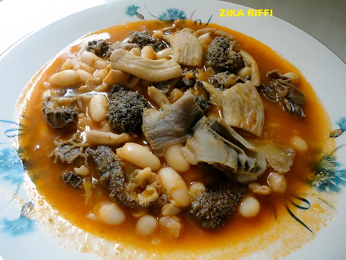 recette CHKEMBA-PLAT DE TRIPES SAUCE PIQUANTE