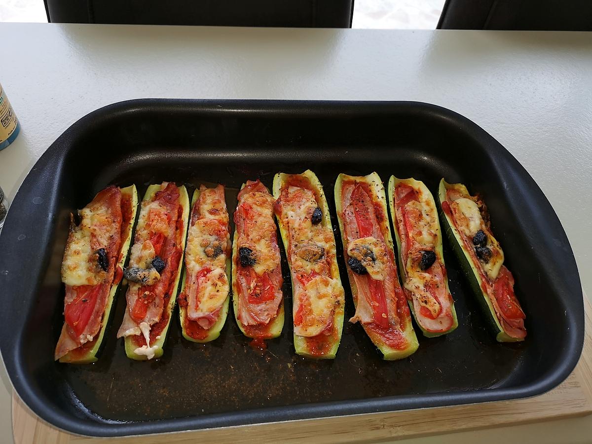 recette courgette façon pizza