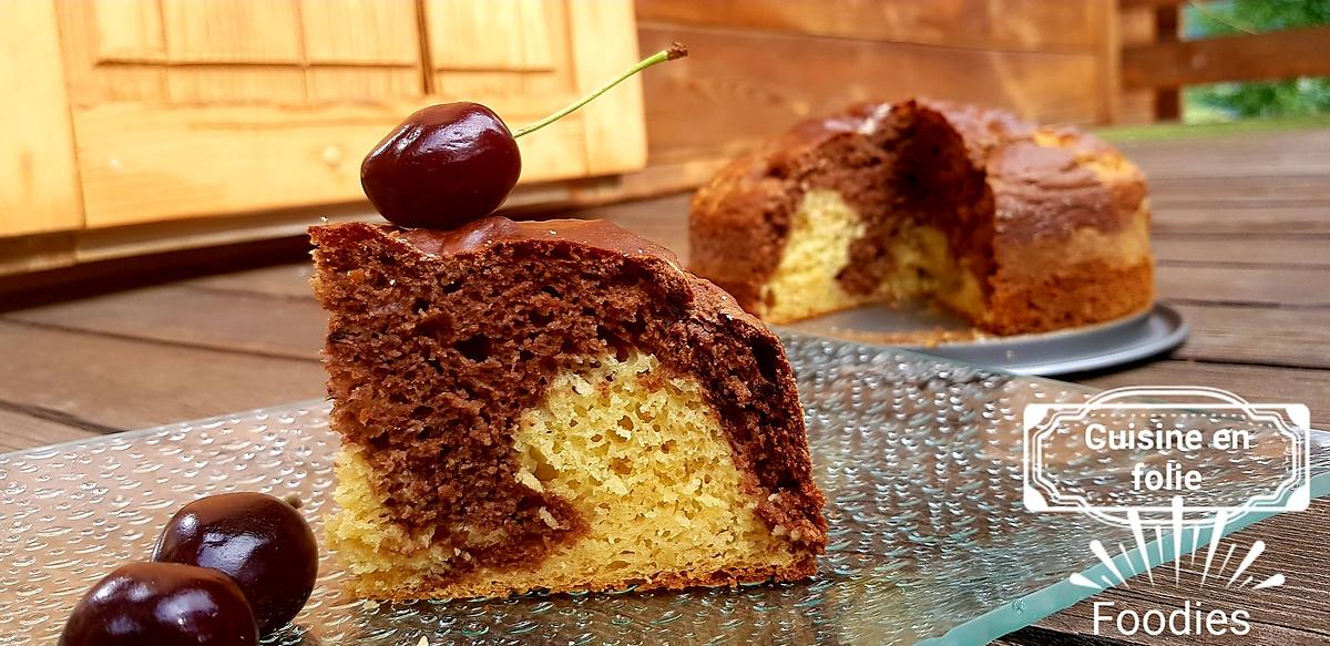 recette Gateau marbré  express à la ricotta