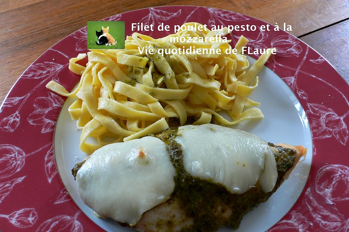 recette Filet de poulet au pesto et à la mozzarella