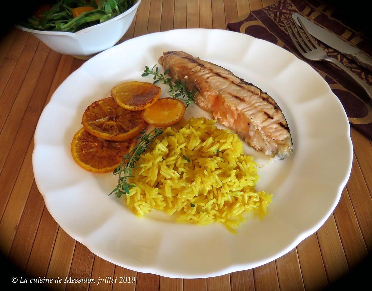recette Darne de saumon bbq à la japonaise