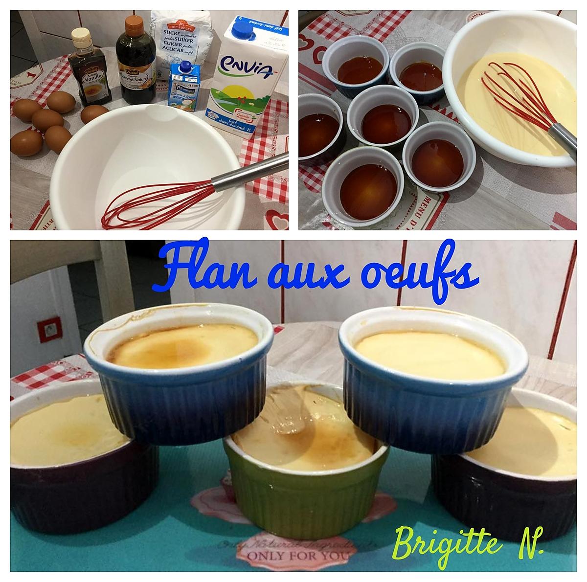 recette FLAN AUX ŒUFS AU COOKEO