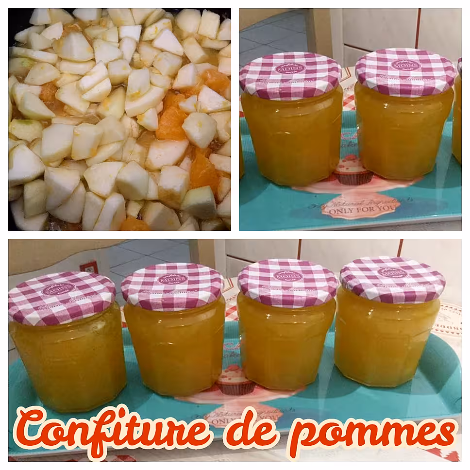recette CONFITURE DE POMME