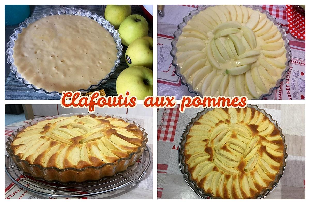 recette CLAFOUTIS AUX POMMES