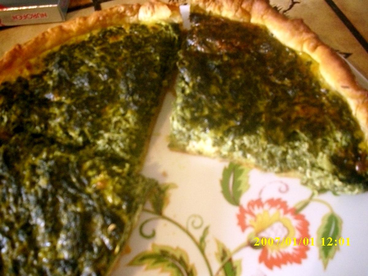 recette quiche épinards chèvre