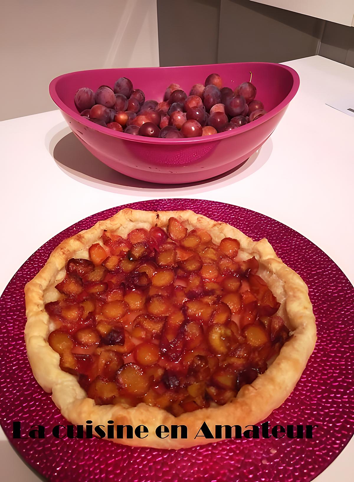 recette Tarte aux prunes sauvages