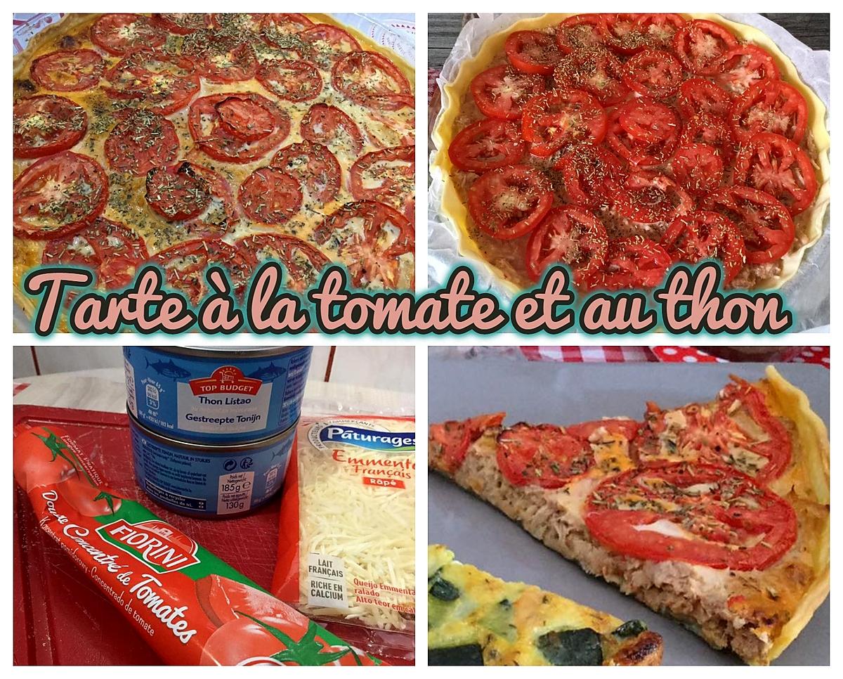 recette TARTE A LA TOMATE ET AU THON