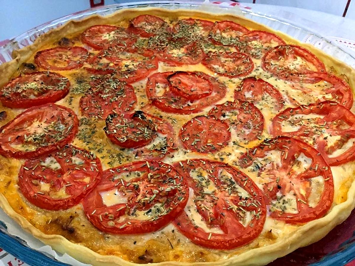 recette TARTE A LA TOMATE ET AU THON