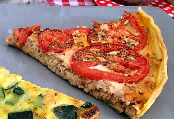 recette TARTE A LA TOMATE ET AU THON