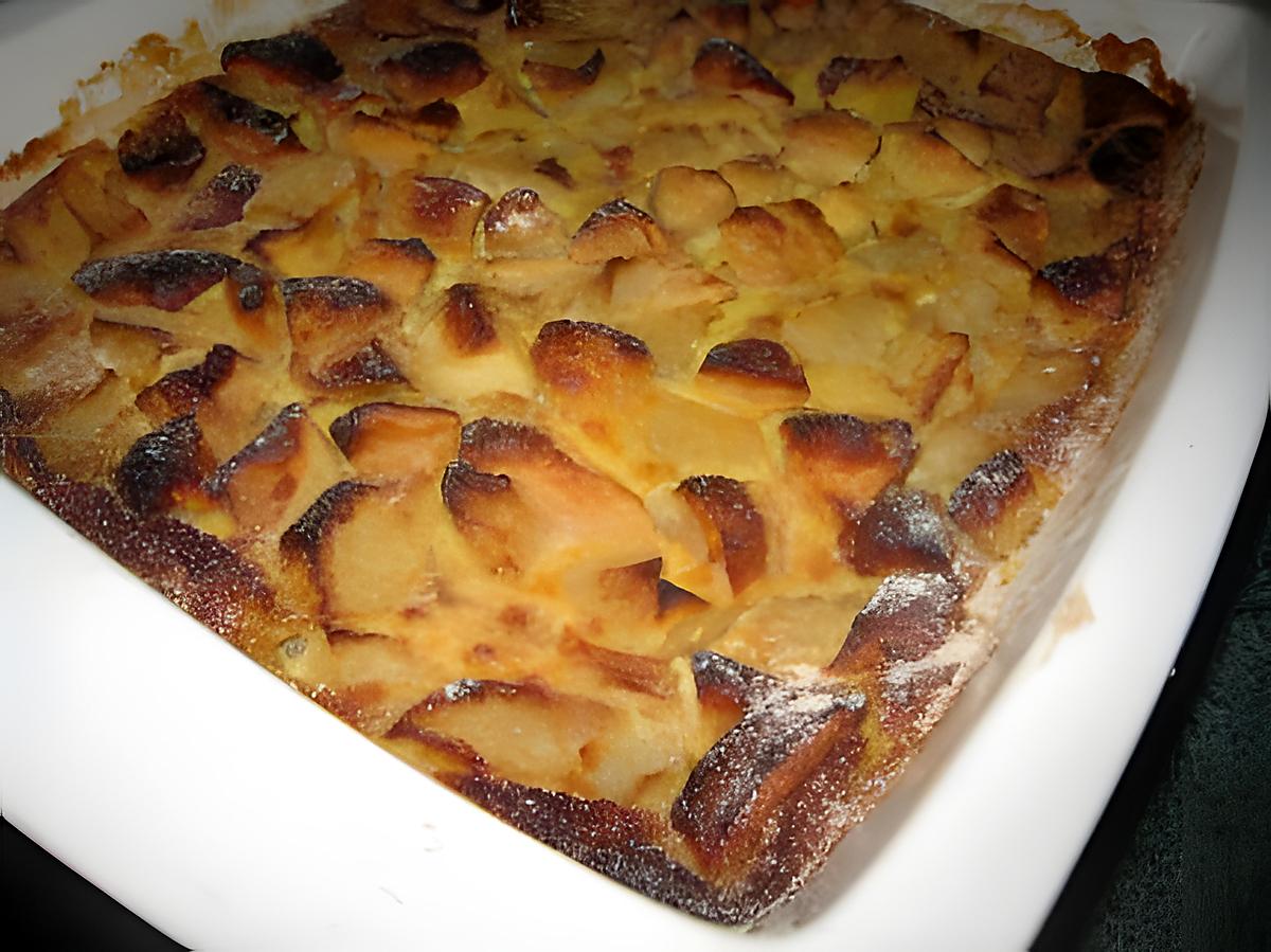 recette clafoutis pommes-poires-coco