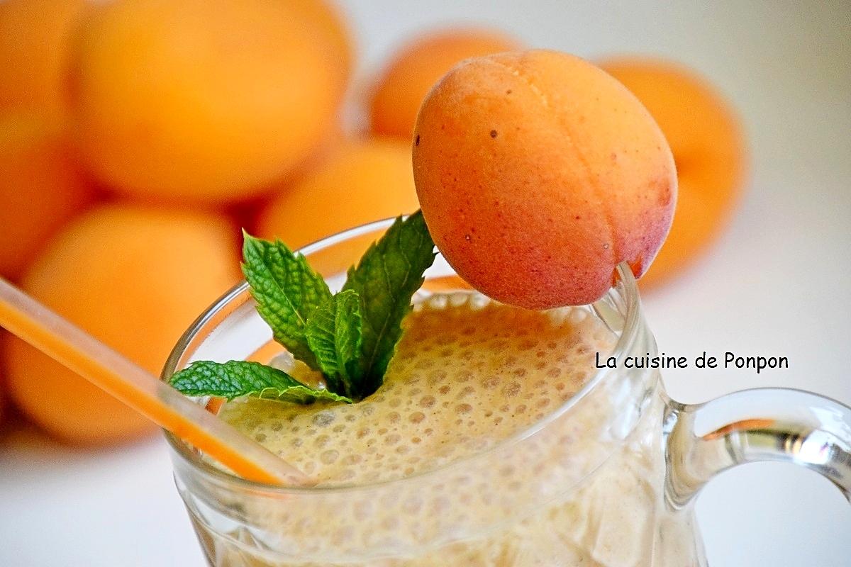 recette Smoothie aux abricots, melon, pêche et guarana blanc