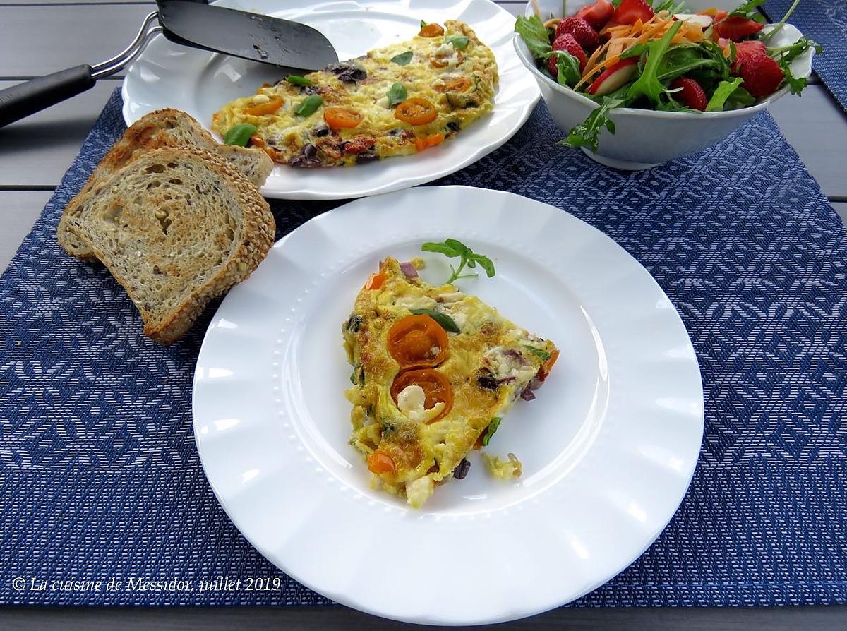 recette Omelette à la grecque, version craquante