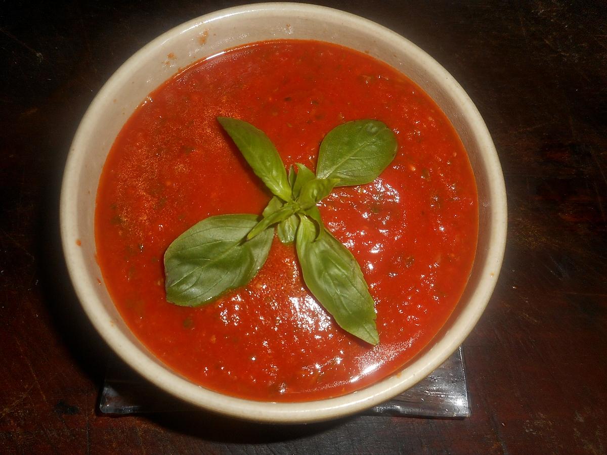 recette Sauce tomate au basilic