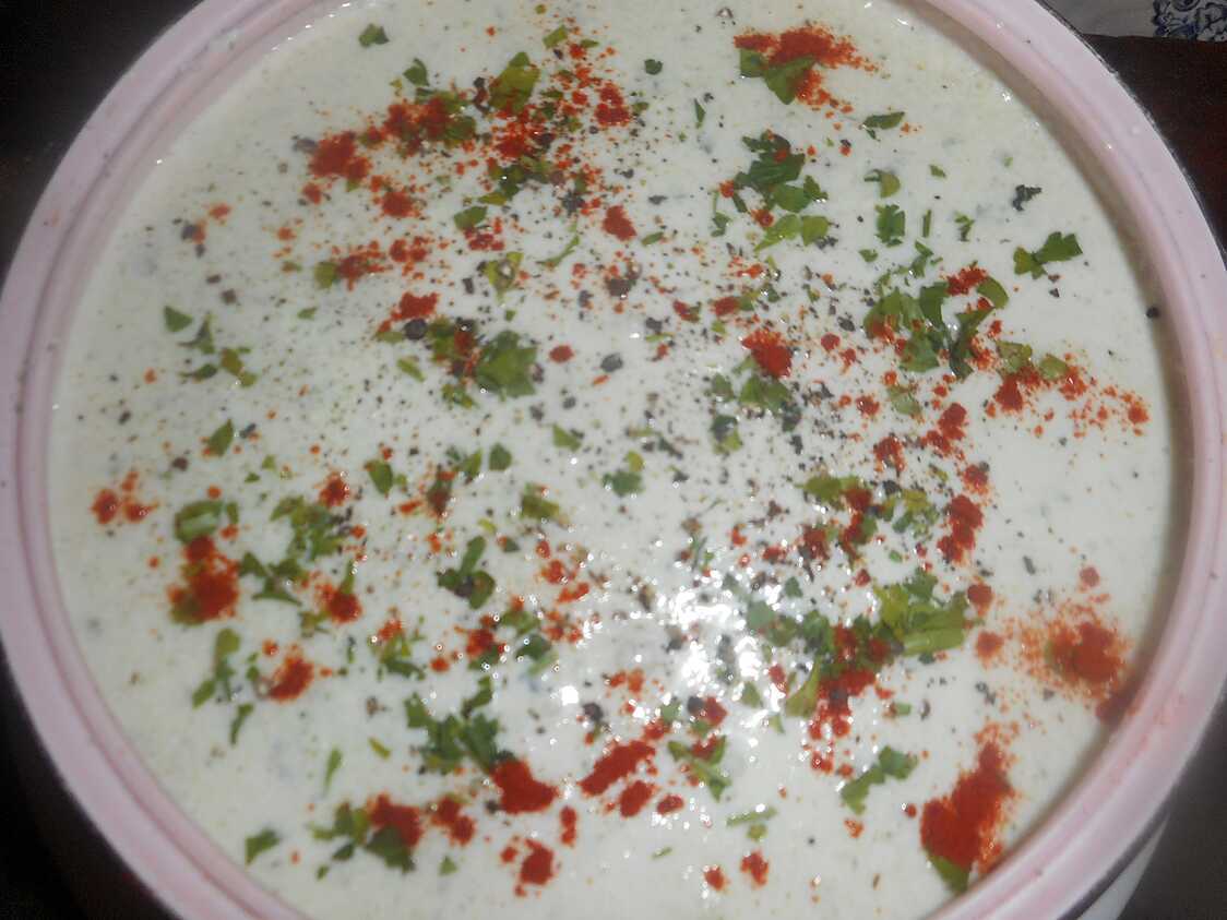 Recette de Soupe froide de concombre a la féta