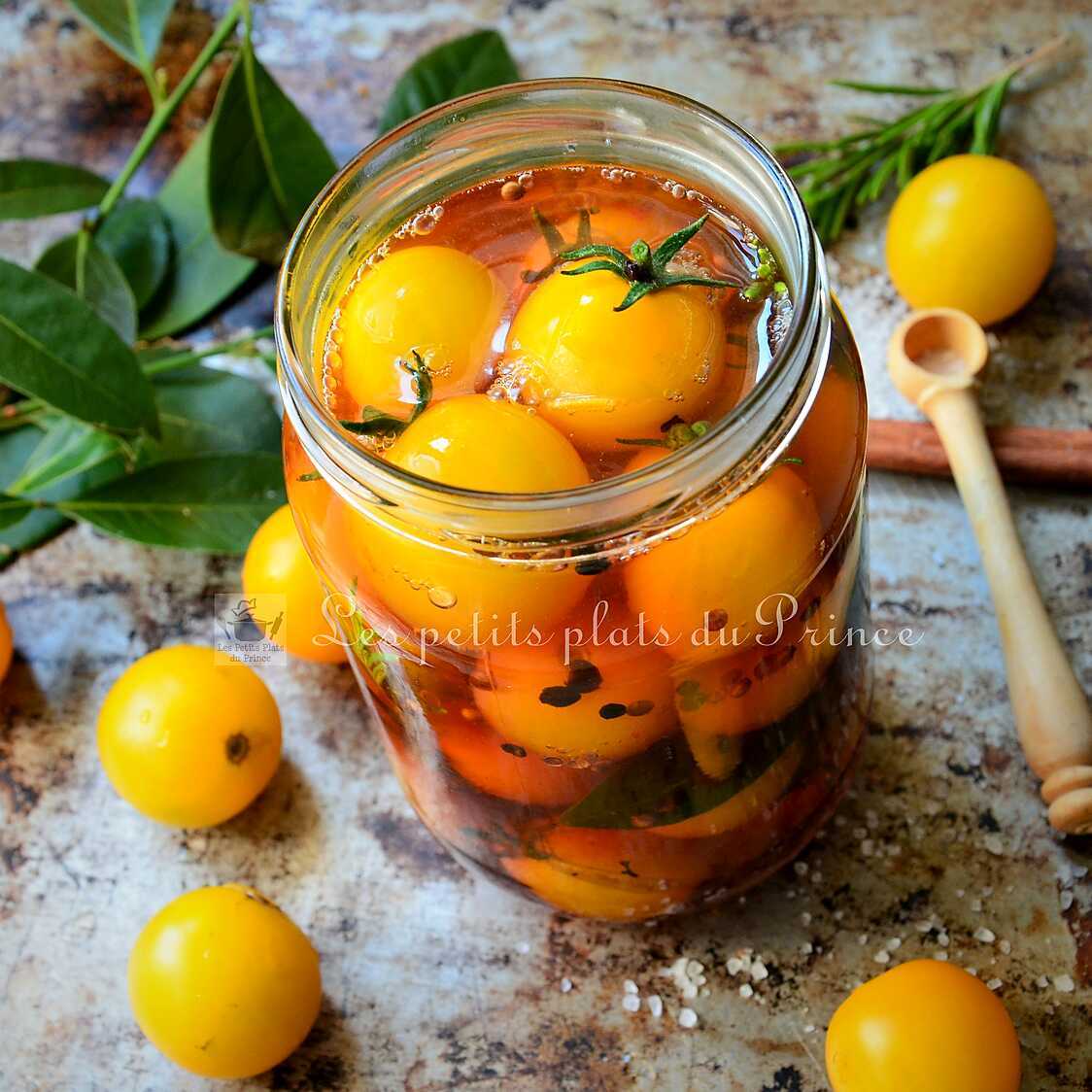 Recette de Pickles de tomates jaunes