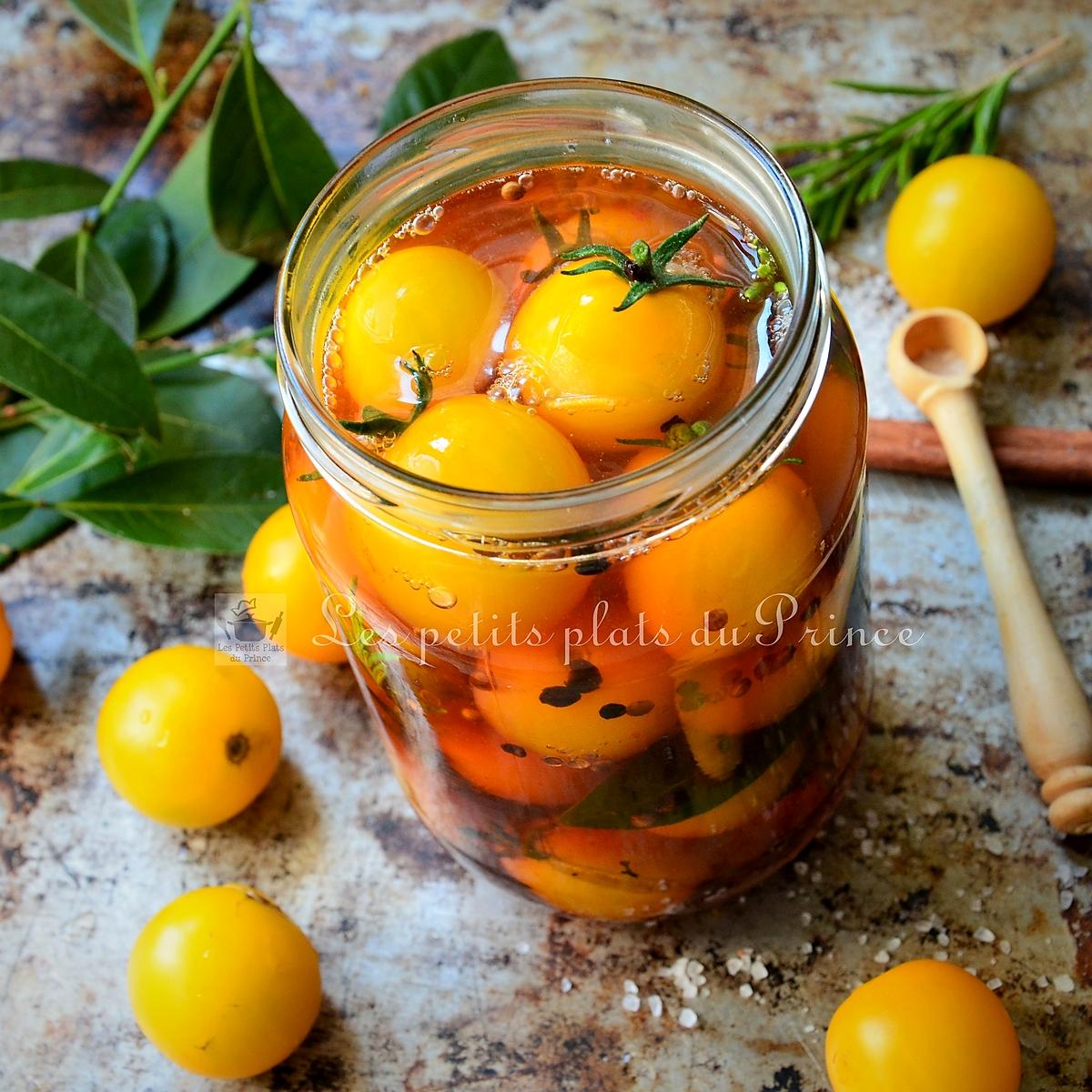 recette Pickles de tomates jaunes