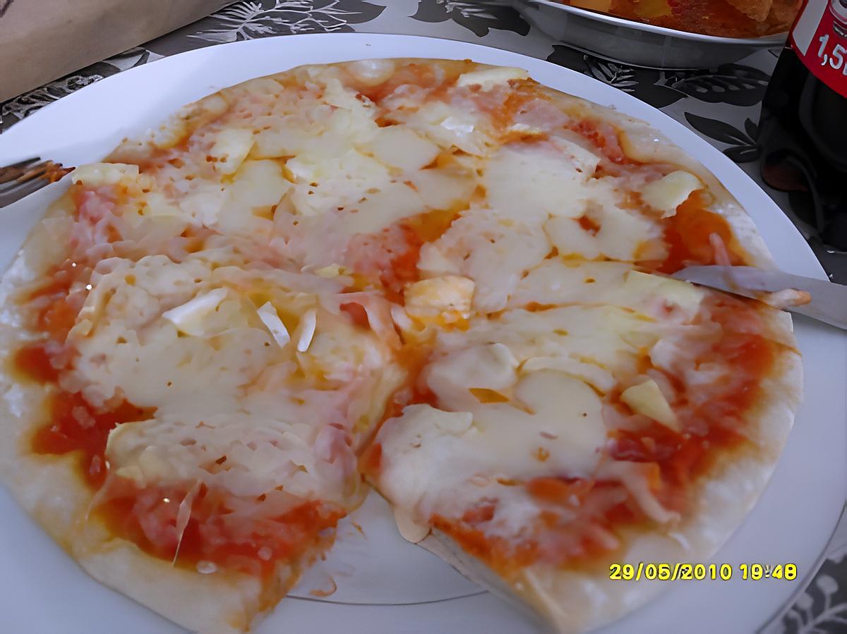 recette pizza 3 fromage