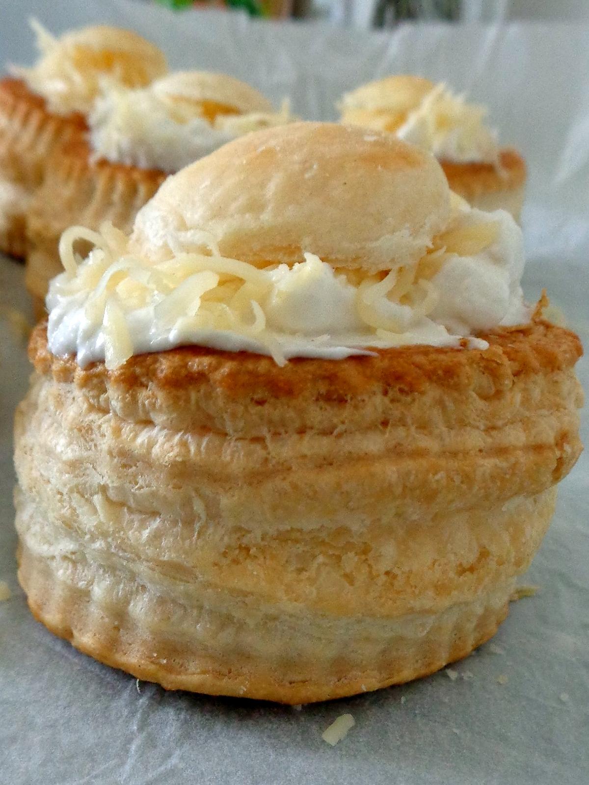 recette VOL AU VENT A LA BRANDADE