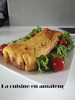 recette Cake bacon tomates léger