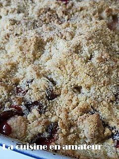 recette crumble aux prunes sauvages