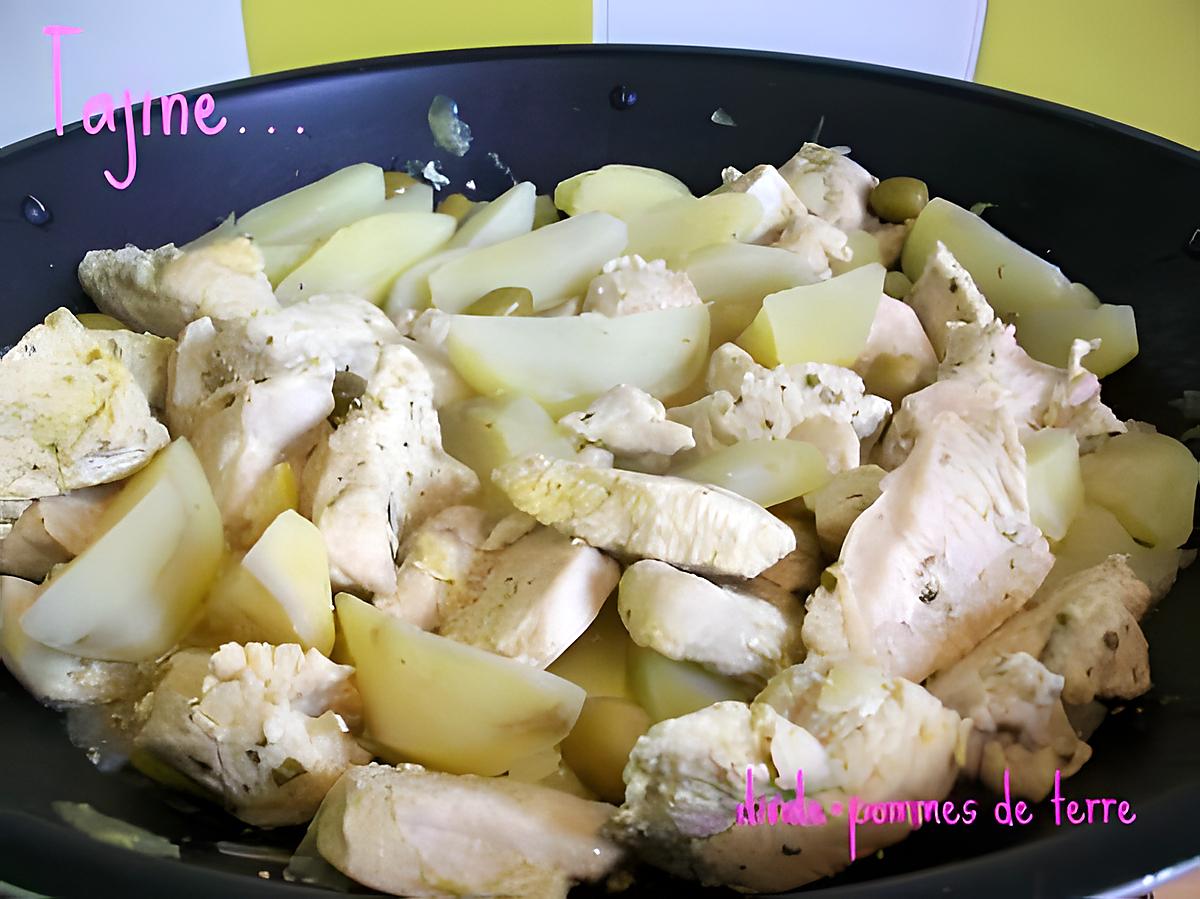 recette tajine dinde-pommes de terre