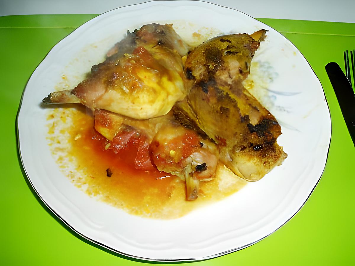 recette cuisses de poulet au four