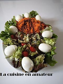 recette Salade composée: courgettes...