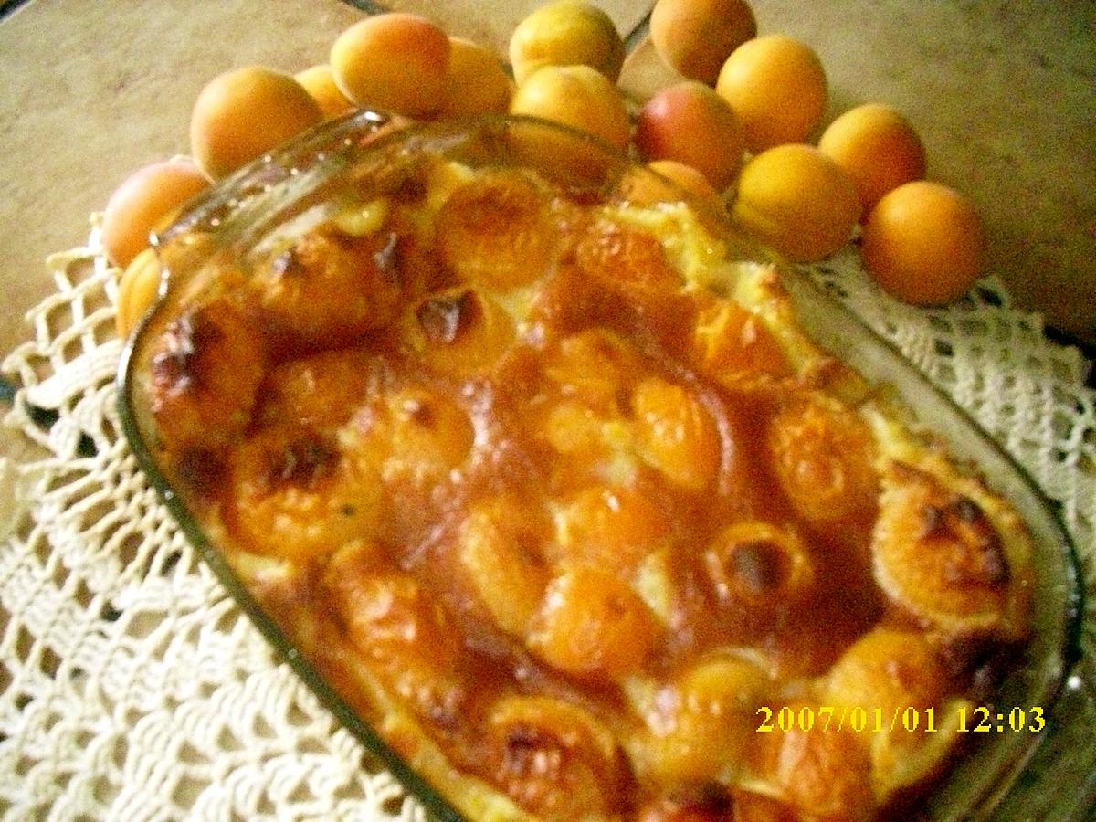 recette Clafoutis aux abricots