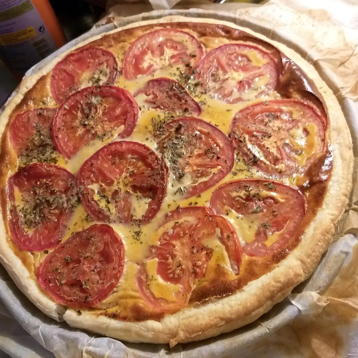 recette Quiche au thon et aux tomates