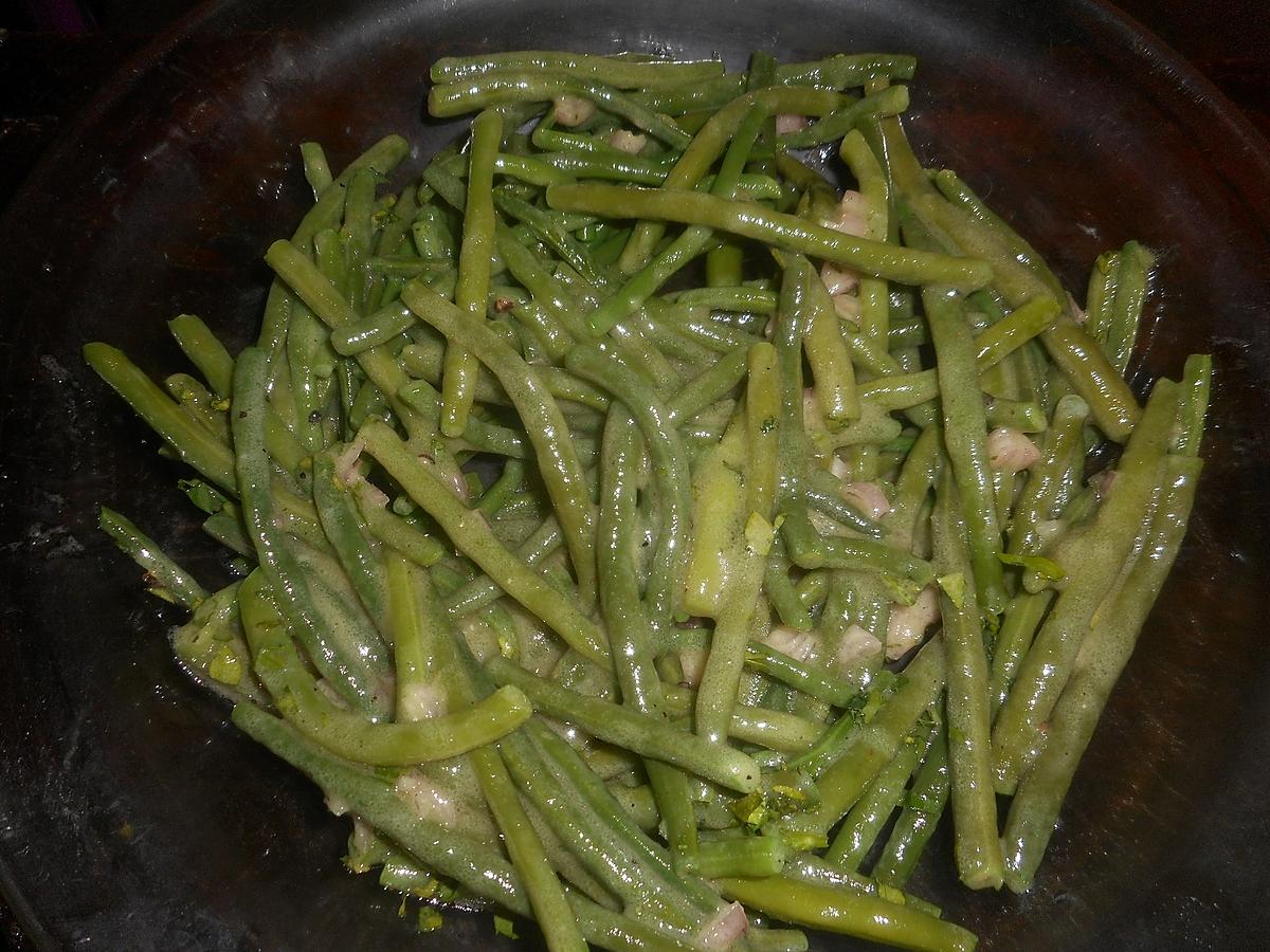 recette Salade de raie aux haricots vert