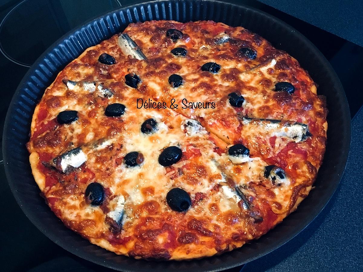 recette Pizza aux anchois