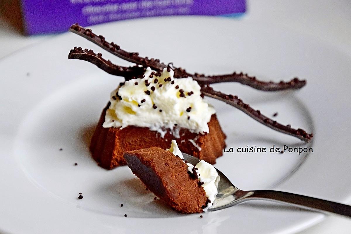 recette Fondant au chocolat sans cuisson