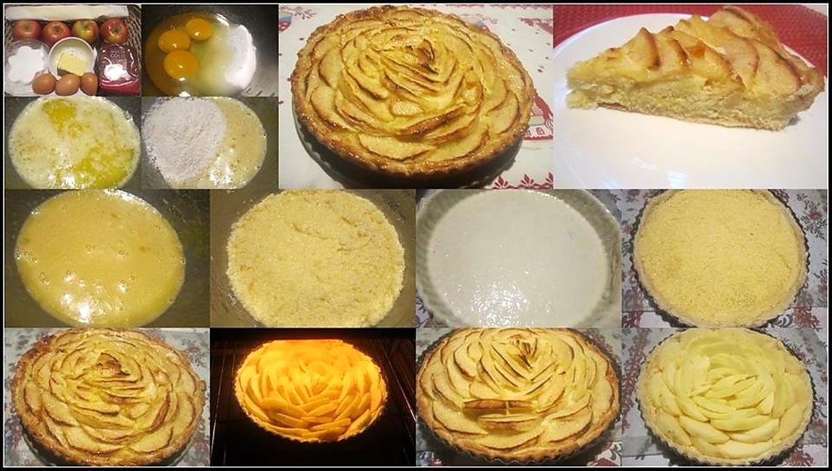 recette Tarte à la crème noix de coco.