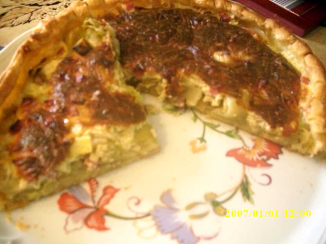 Recette de Flamiche aux poireaux par calamity-jane