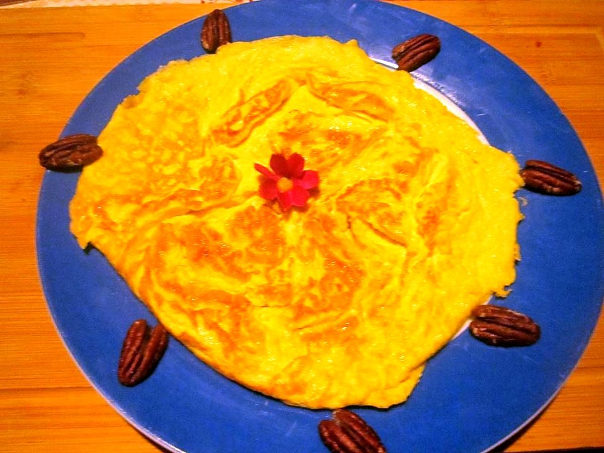 recette Omelette moutarde safrané.