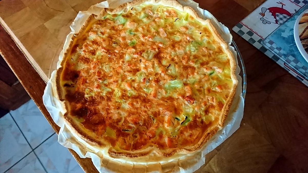 recette quiche saumon poireaux à ma façon