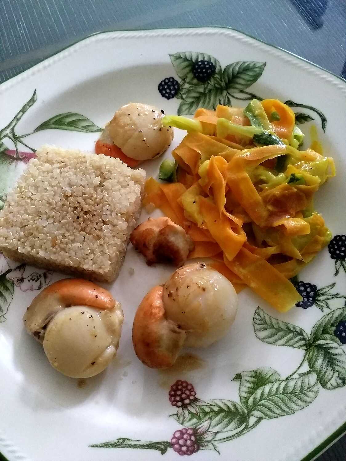 Recette De St Jacques Tagliatelles De L gumes Et Quinoa recette-de-st-jacques-tagliatelles-de-l-gumes-et-quinoa