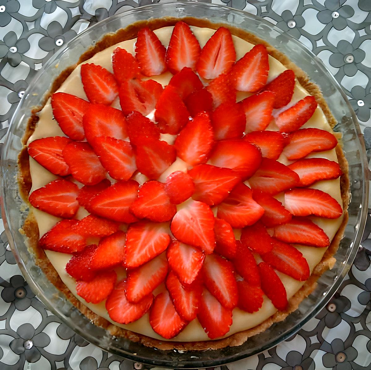 recette La parfaite tarte aux fraises