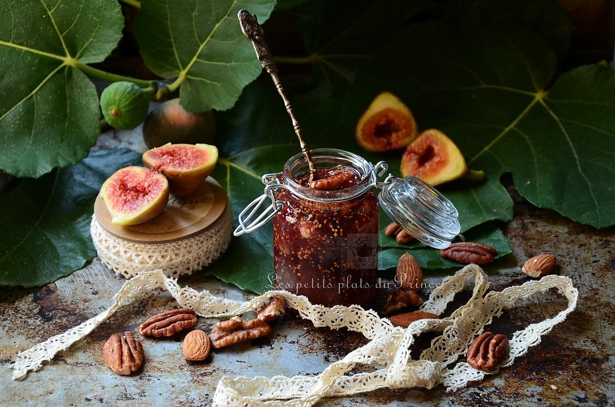 recette Confitures de figues aux fruits secs